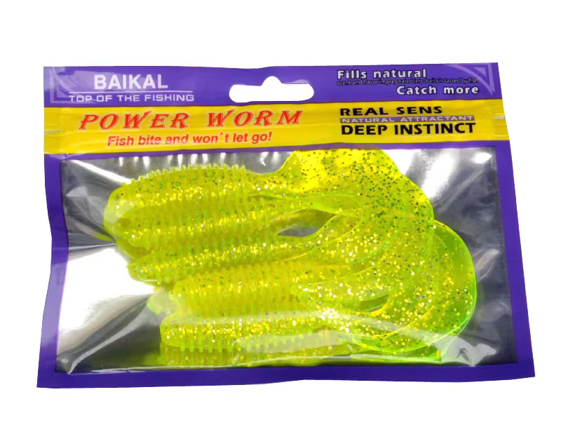 Señuelo blando larva una sola cola para pez cabezona - imagen 5