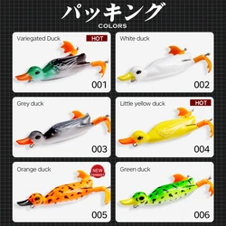 Señuelo Pato Popper de superficie para pesca