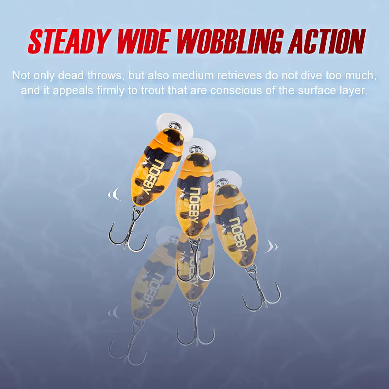 Noeby Crankbait Minnow Flotante 28mm para Trucha - imagen 3