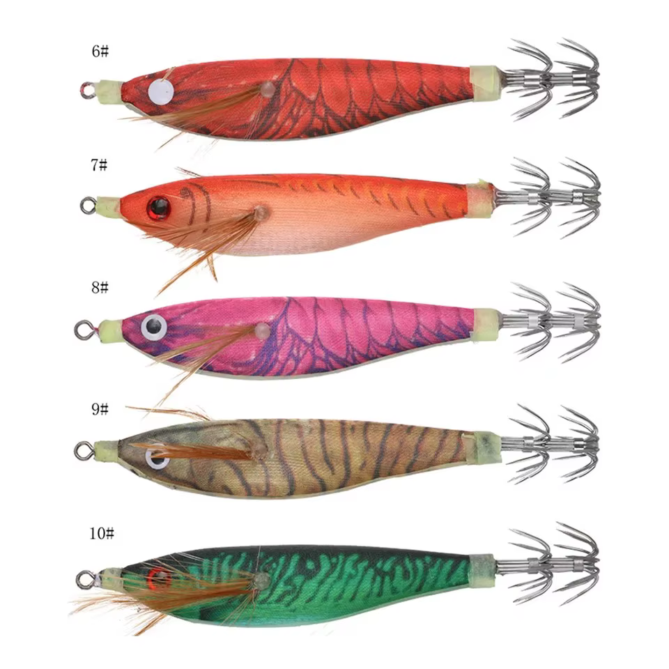 Jig para calamar y pulpo 9.5cm – Señuelo duro imitación gamba - imagen 5