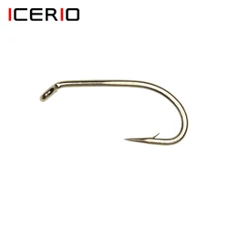 Anzuelo mosca forjado con micro púas para pesca – Vástago largo