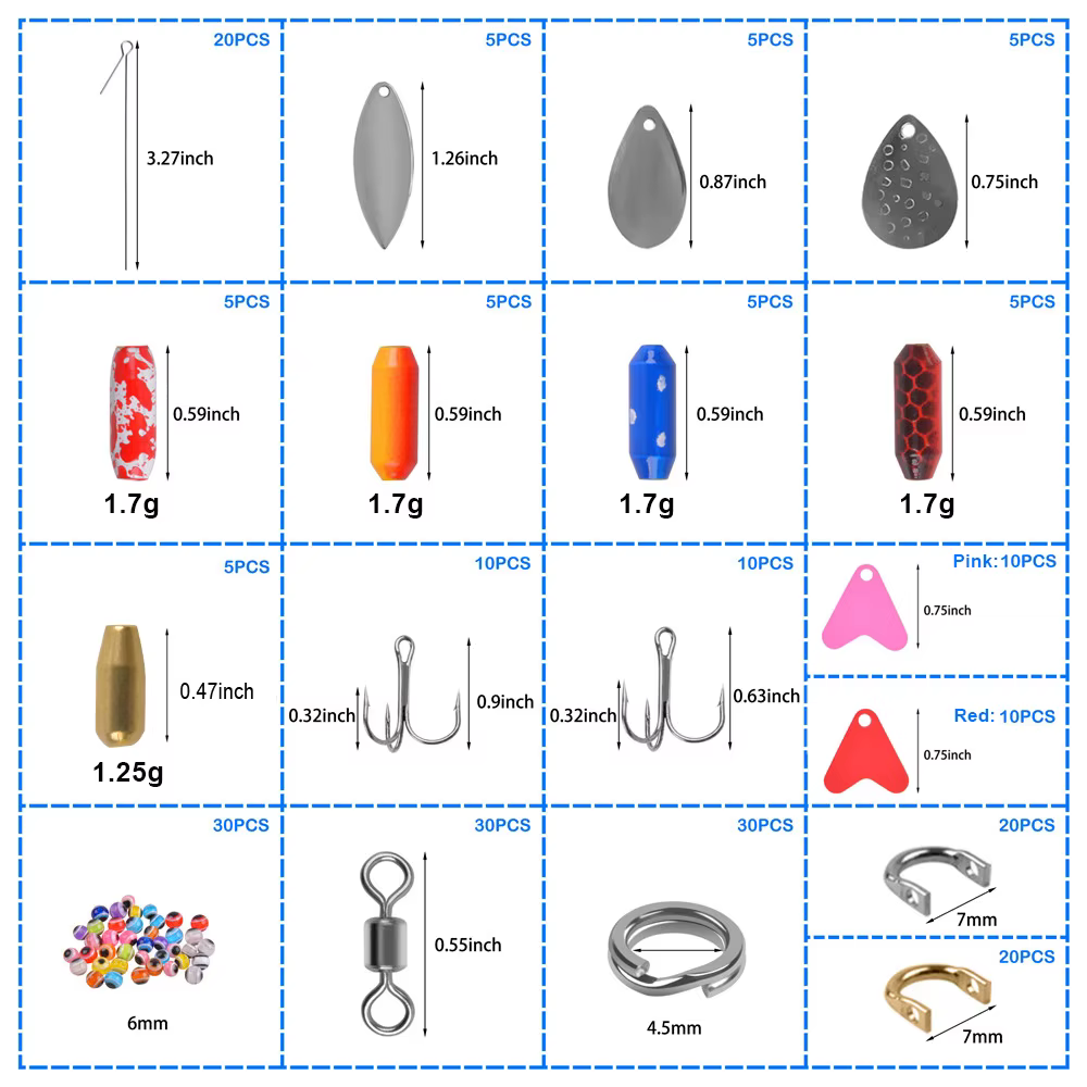 Spinner Kit Spinnerbait – Cuchara giratoria para lubina y trucha - imagen 2