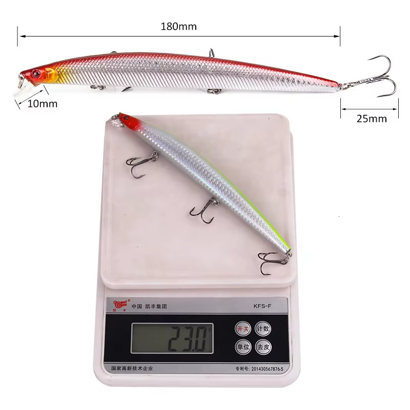 Señuelo Minnow Jerkbait para lubina – Cebo agua salada - imagen 3