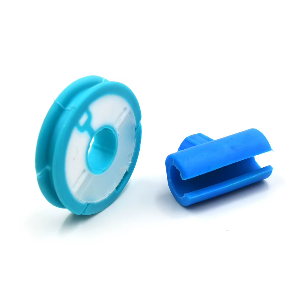 MNFT Carrete de bobinado con eje silicona para pesca