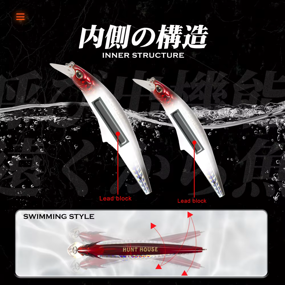 Hunthouse Wobbler Original – Señuelo slow sinking para lubina