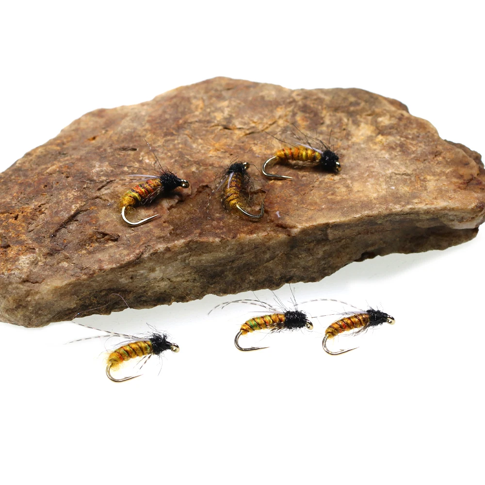 Soft Hackle Marrón Bimoo – Ninfa para Trucha y Lubina - imagen 2