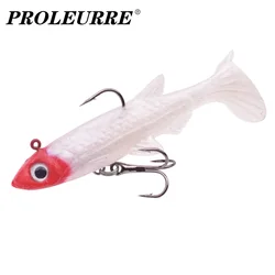 Swimbait de vinilo 50mm para lubina – Señuelo artificial suave