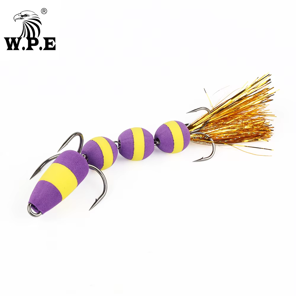 W.P.E Mandula señuelo artificial suave multicolor tamaño L para lubina - imagen 5
