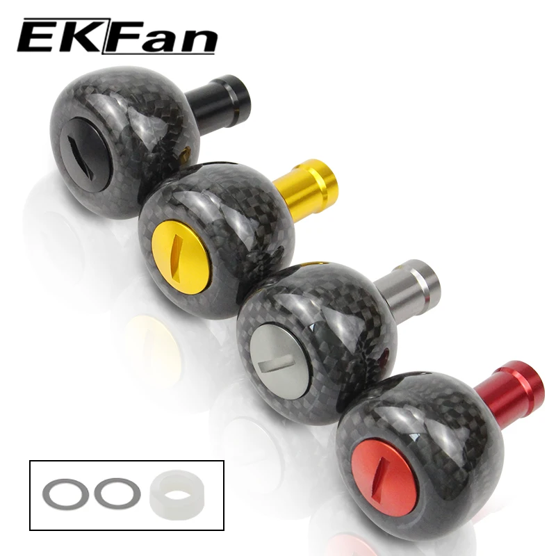Perilla de Carbono EKfan para Carrete Baitcast Daiwa Shimano