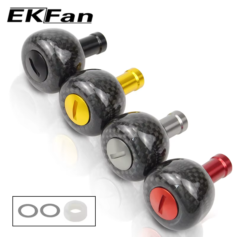 Perilla de Carbono EKfan para Carrete Baitcast Daiwa Shimano