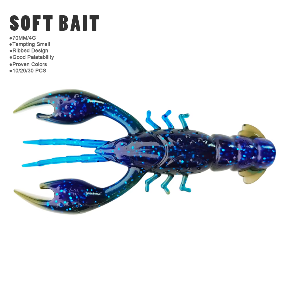 Cebos flotantes de silicona Hanlin – Crankbait y wobblers artificiales para lubina - imagen 5