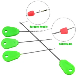 Accesorios Pesca Carpa con Boilies, Taladro y Aguja de Cebo Esenciales