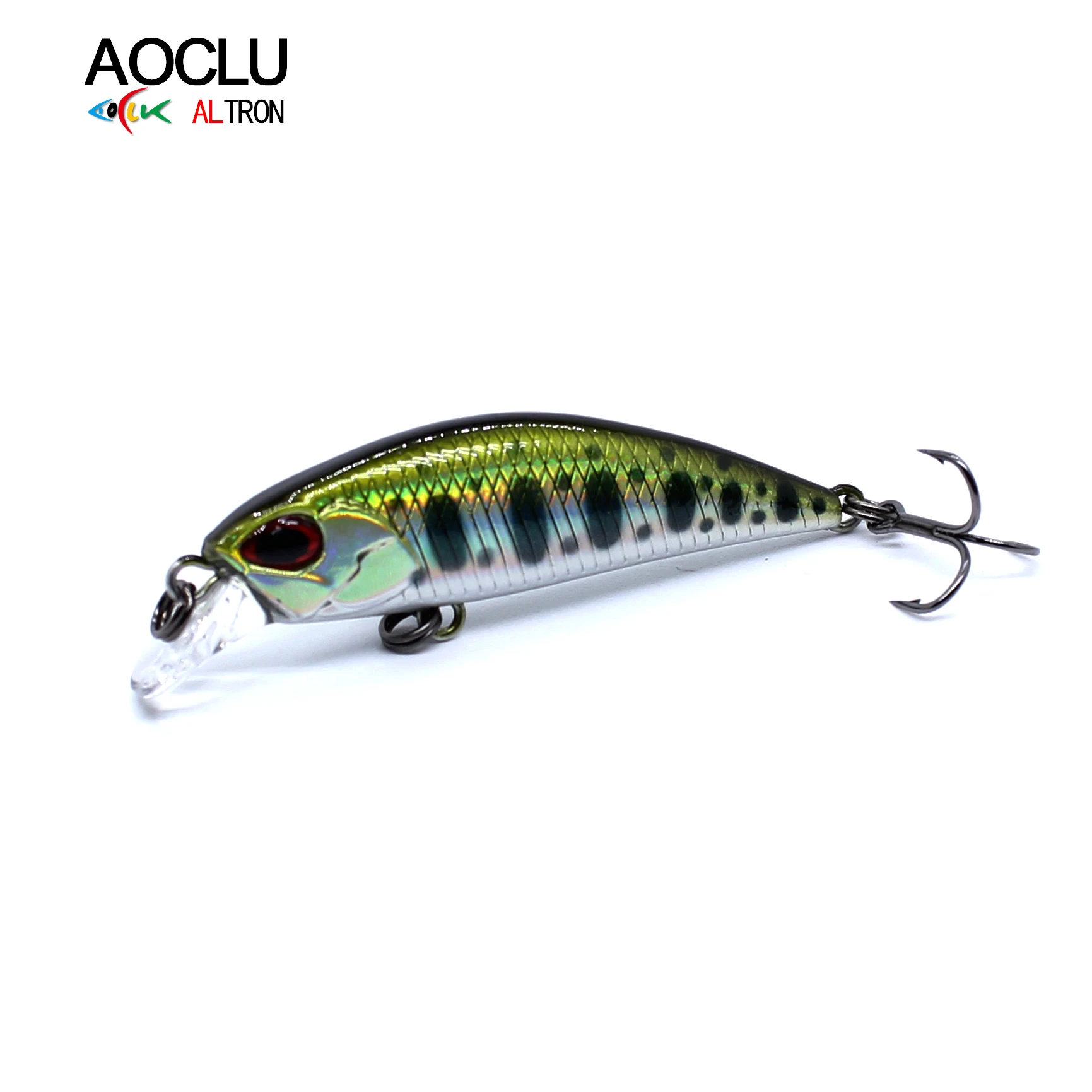 Wobbler Minnow Shad Hundimiento Duro AOCLU para Lubina