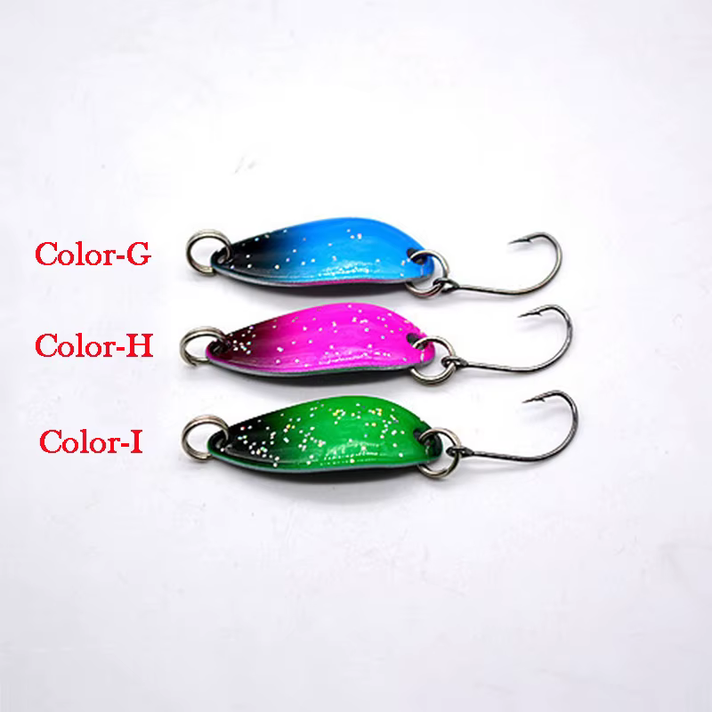 Cuchara Metálica con Lentejuelas 33mm 3G – Agua Dulce - imagen 2