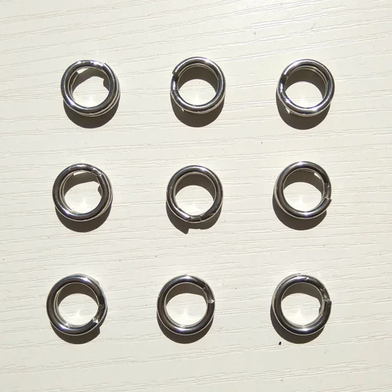 Juego de anillos divididos para montaje de pesca