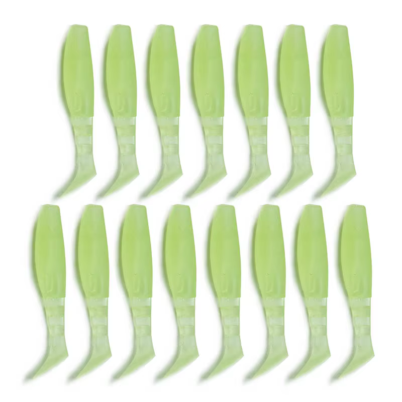 Señuelo blando T-tail de silicona – Cola de pez multicolor