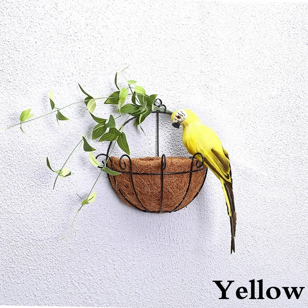 Figura de loro en tonos vivos