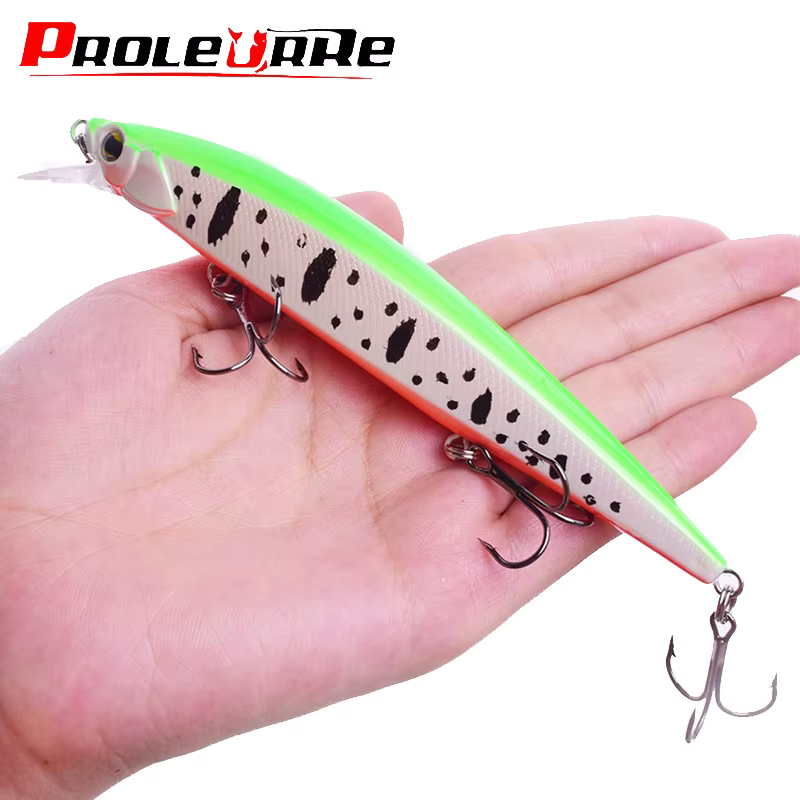Proleurre Wobbler – Señuelo flotante Minnow para lucio - imagen 3