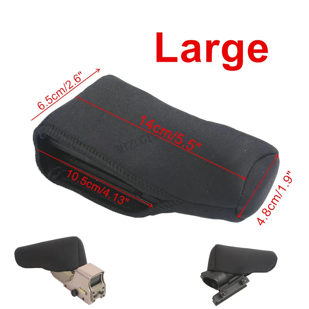 Funda de neopreno para visor de punto rojo de rifle