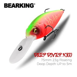 Señuelos Crankbait Flotantes Bearking para buceo profundo