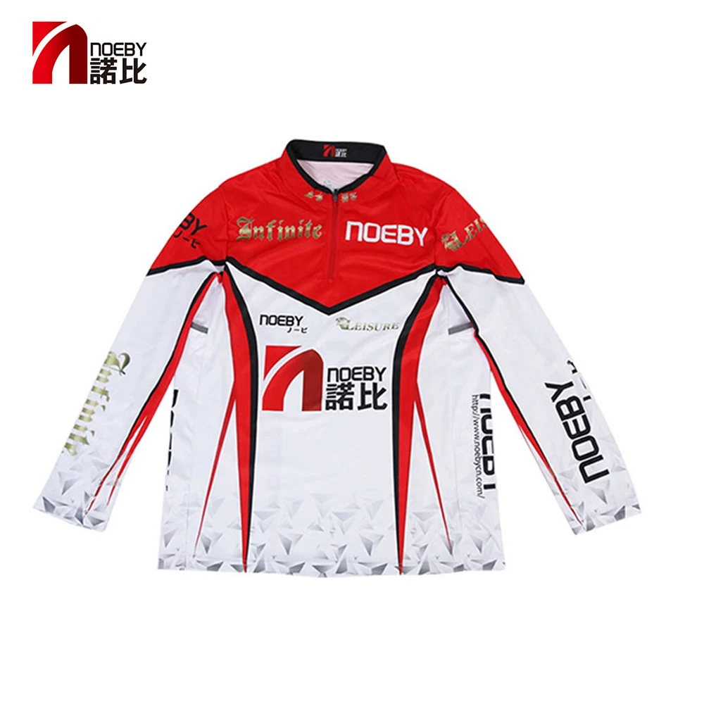 Noeby Camisa de pesca manga larga – secado rápido anti-fricción