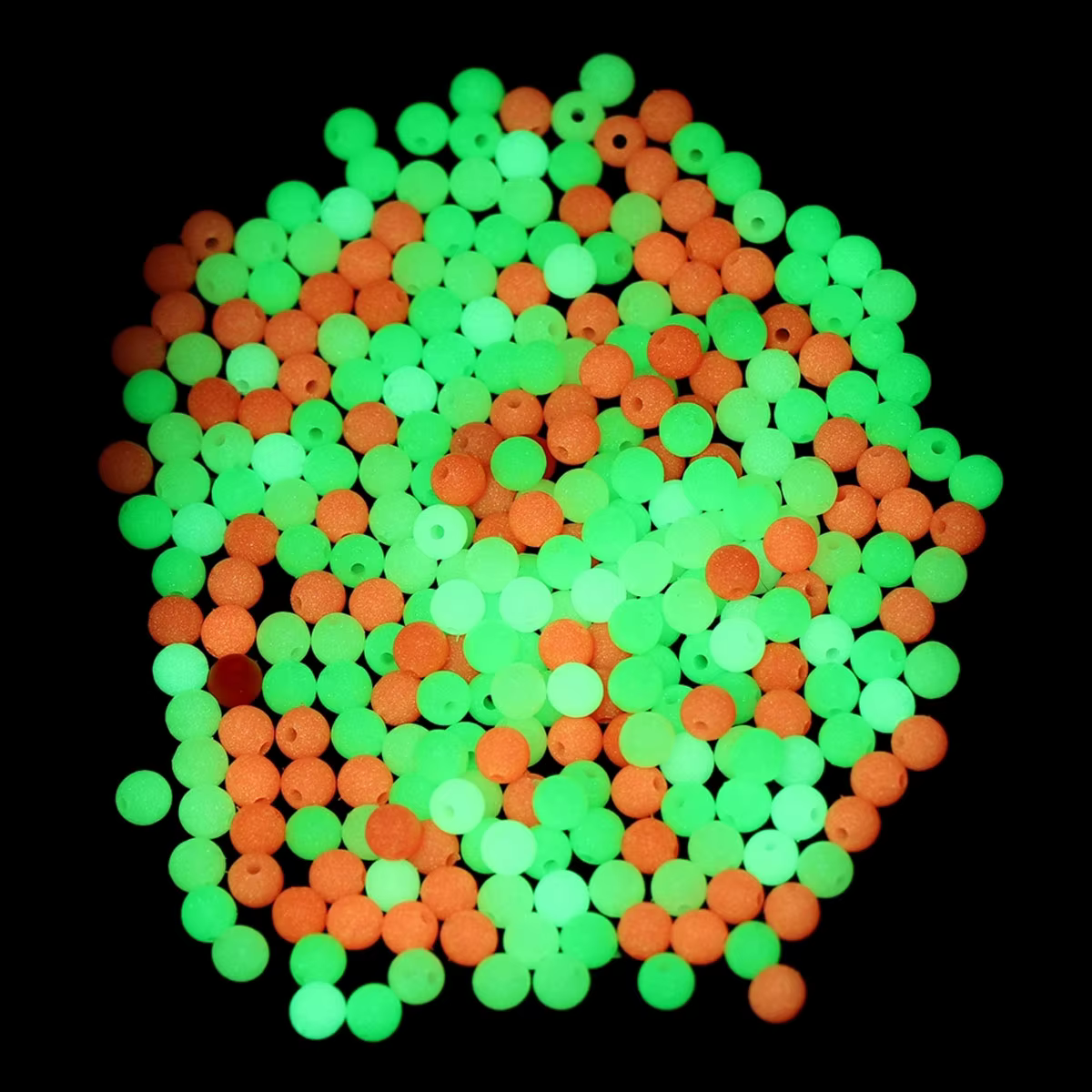 Cuentas verdes para tapón flotante