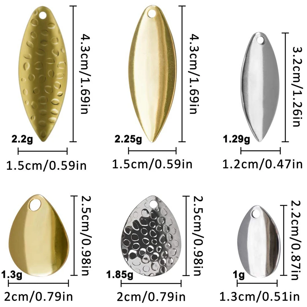 Easy Spin Colorado Willow Spinner Kit para spinnerbait lubina - imagen 4