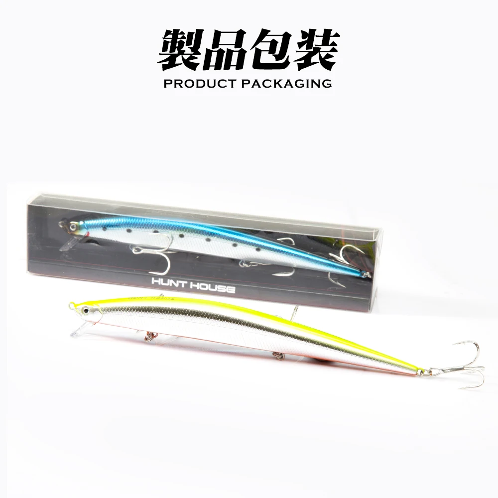 Jerkbait Minnow Hunthouse Tide Flyer 175 mm para lubina y lucioperca - imagen 3