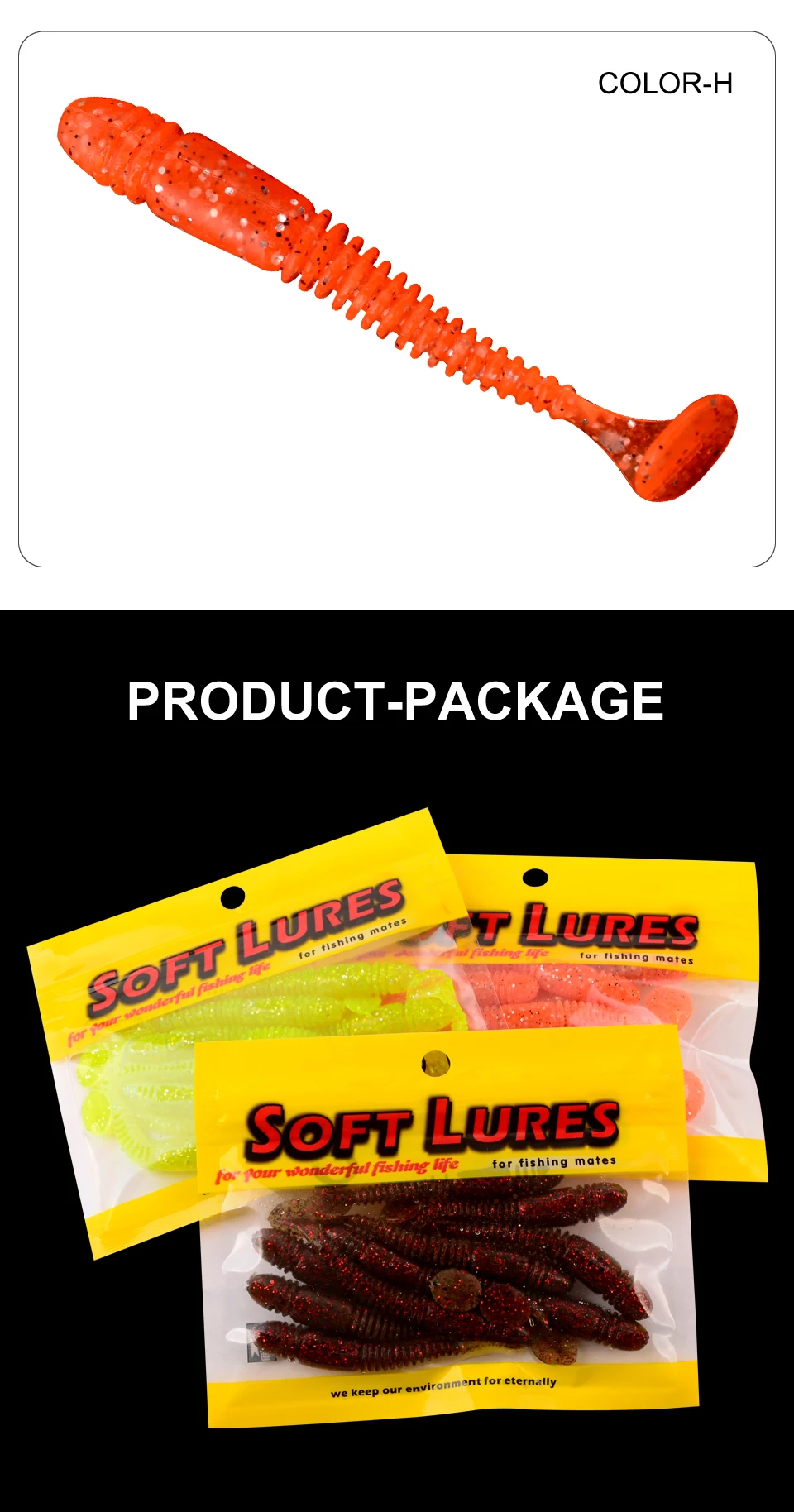 Señuelos Ilure en packaging de 20 unidades