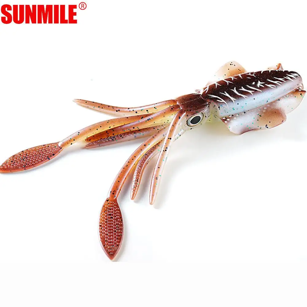 SUNMILE Señuelo Calamar 20cm 48g – Swim Wobbler UV mar