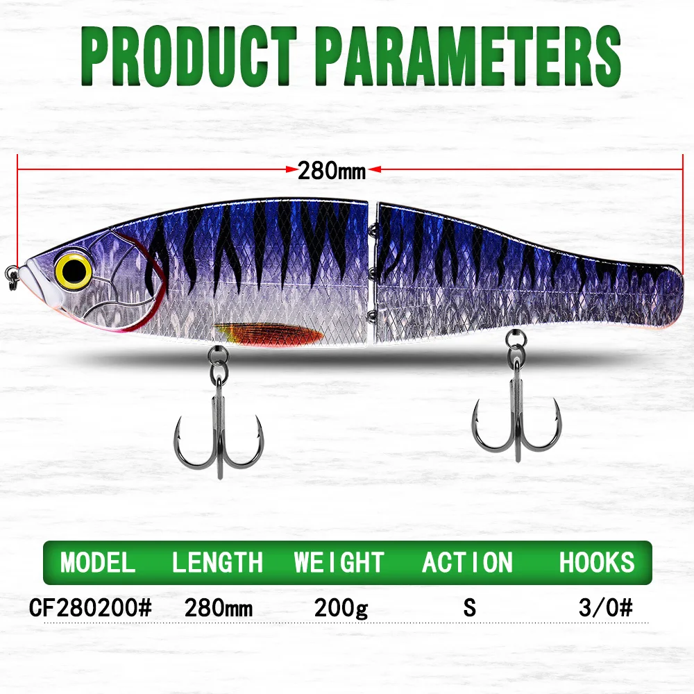 Swimbait articulado Top Tackle Industries vista general