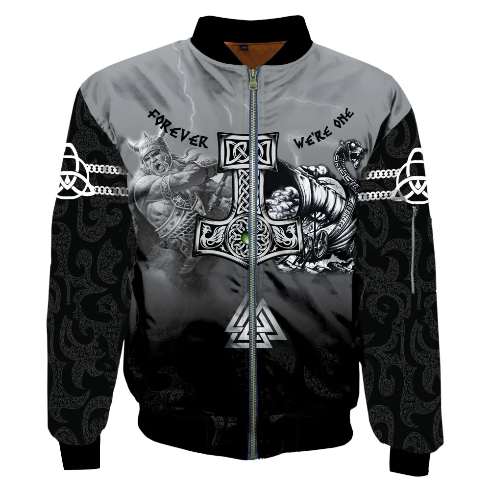 Chaqueta bomber Mjolnir Odin dorso