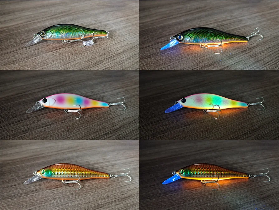 Colores disponibles del señuelo