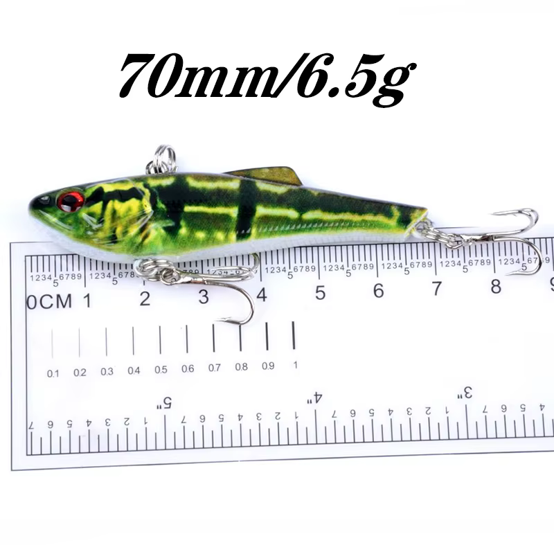 Señuelo Vib Winter 70mm – Crankbait realista 6.5g ojos 3D - imagen 5