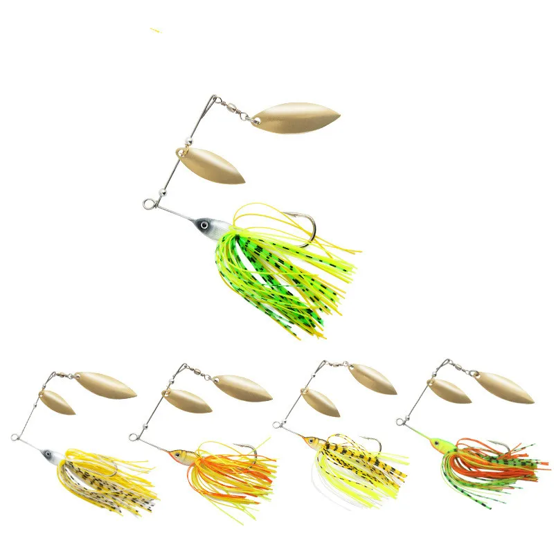 Spinnerbait metalico para lucio - Senuelo con swivel - imagen 4