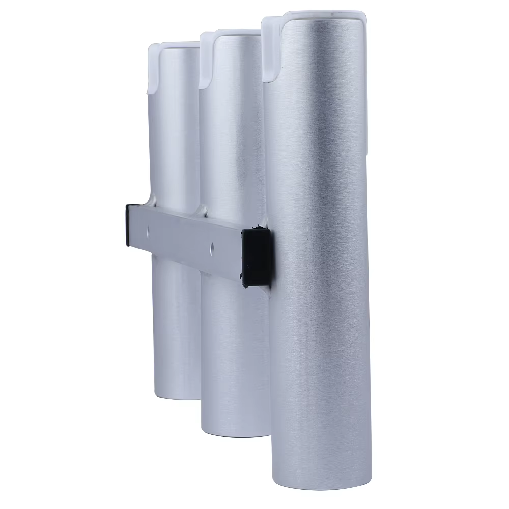 Soporte de cañas de pesca en aluminio con tubos para yate y barco - imagen 5