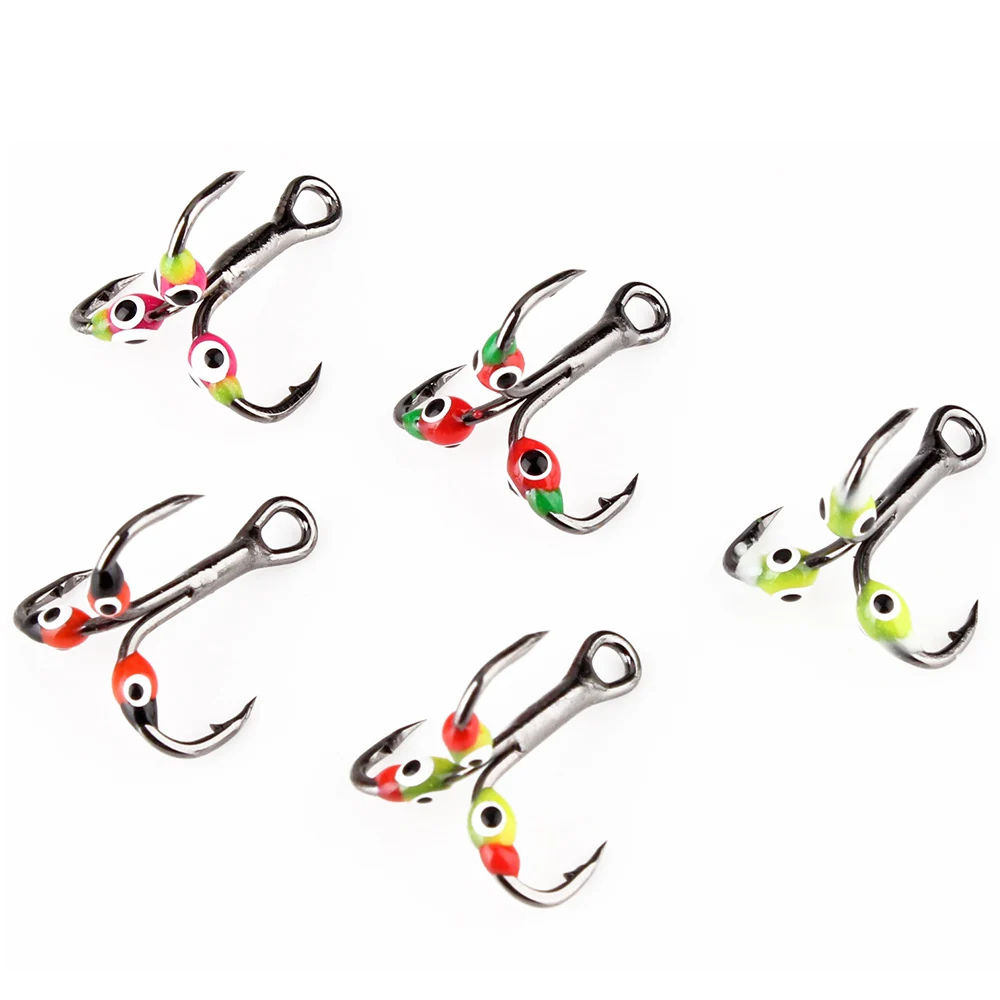 Anzuelos FISH KING triples – Acero al carbono para lubina y carpa de invierno