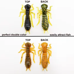 ESFISHING Kasa Larva 45mm – Señuelo gusano para trucha y lucio