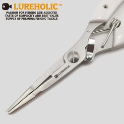 LUREHOLIC Mini Alicates de Pesca Inoxidable – Cortador Línea Trenzada