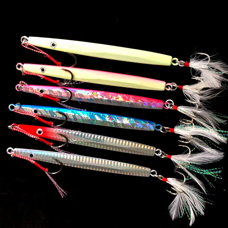 Jig Bait metálico - Señuelo de hundimiento rápido para pesca oceánica - imagen 4