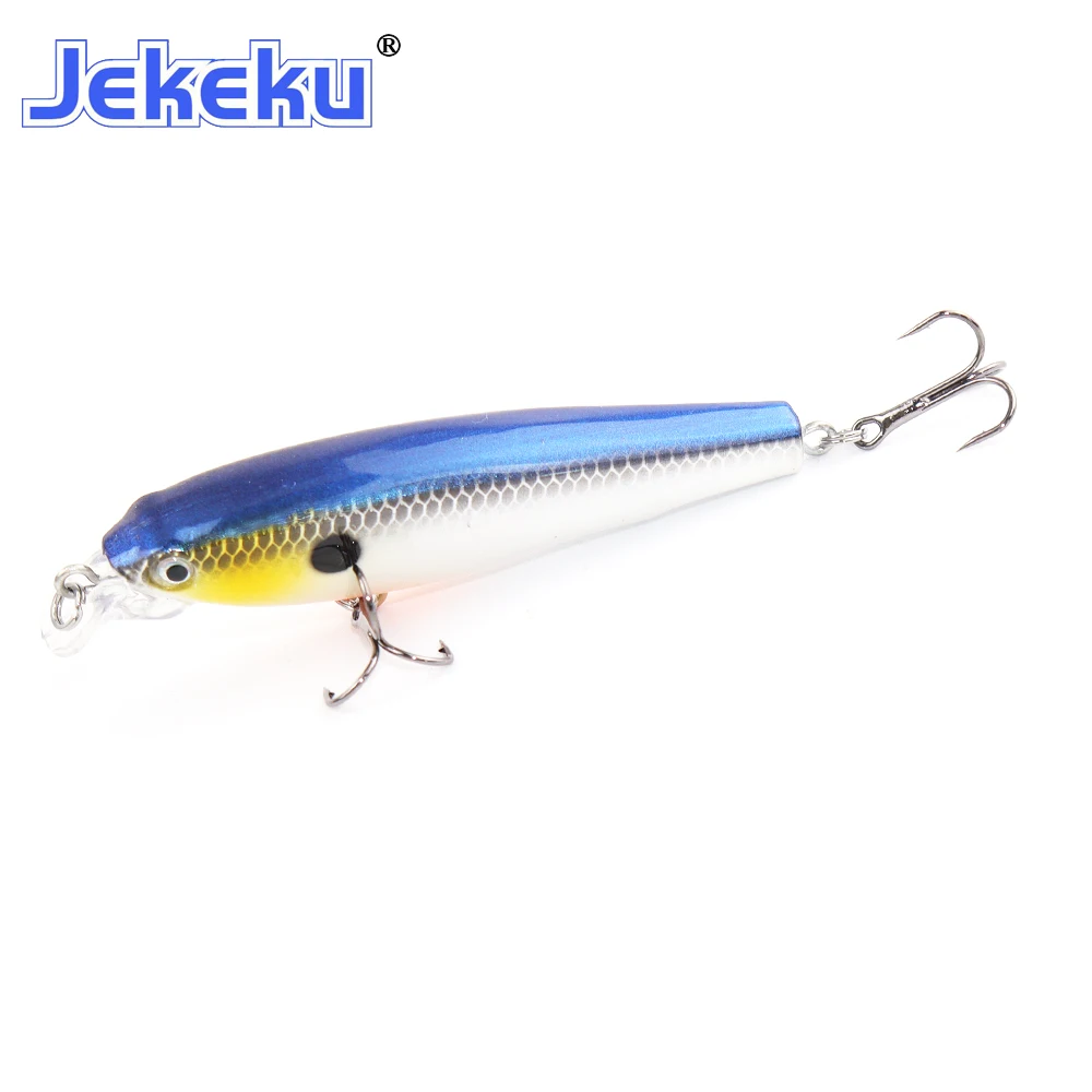 Señuelo artificial pececillo duro JEKEKU – Anzuelos dobles - imagen 2