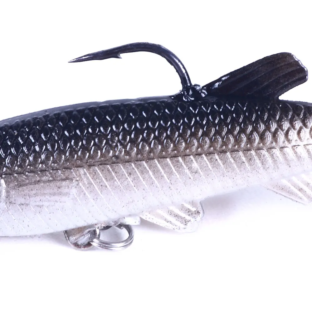 Swimbait blando de silicona para carpa y perca 7,5 cm - imagen 4