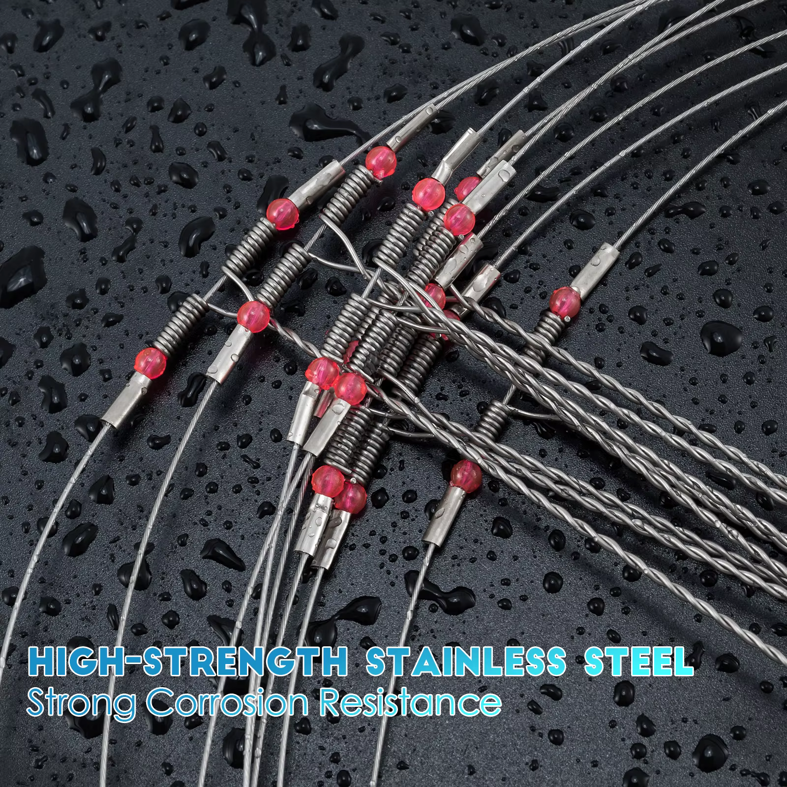 Aparatos Sharkfishing Bluefin – Acero inoxidable 2 brazos con giratorio