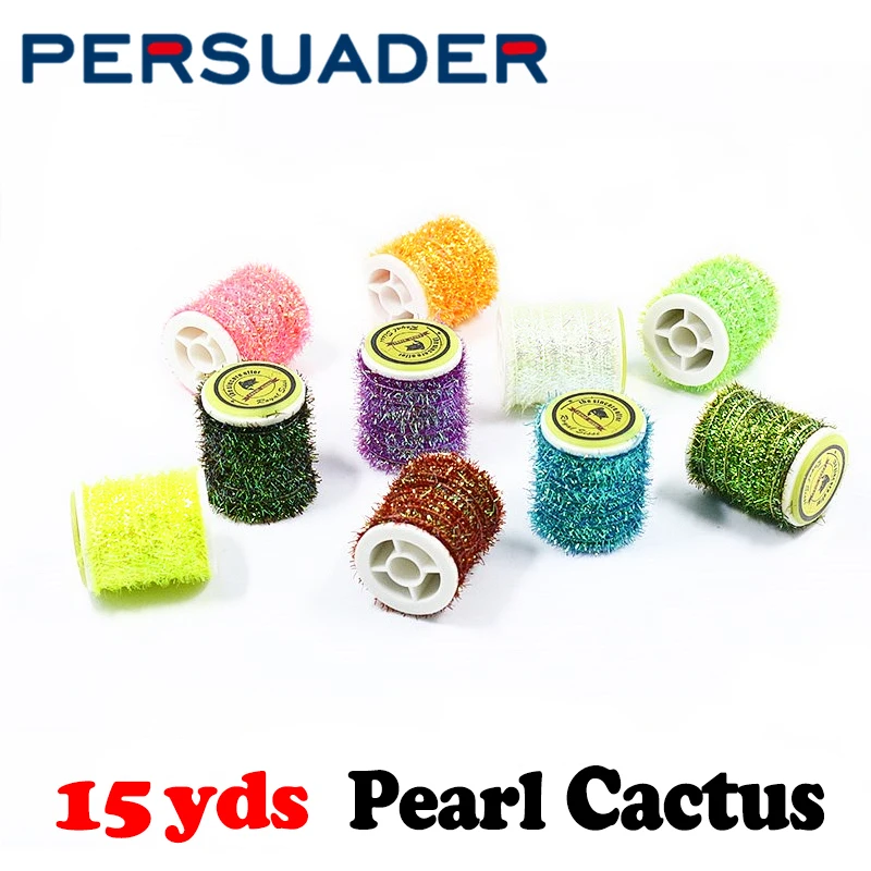 Chenilla cactus perlada Persuader Hot para atado de moscas