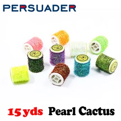Chenilla cactus perlada Persuader Hot para atado de moscas