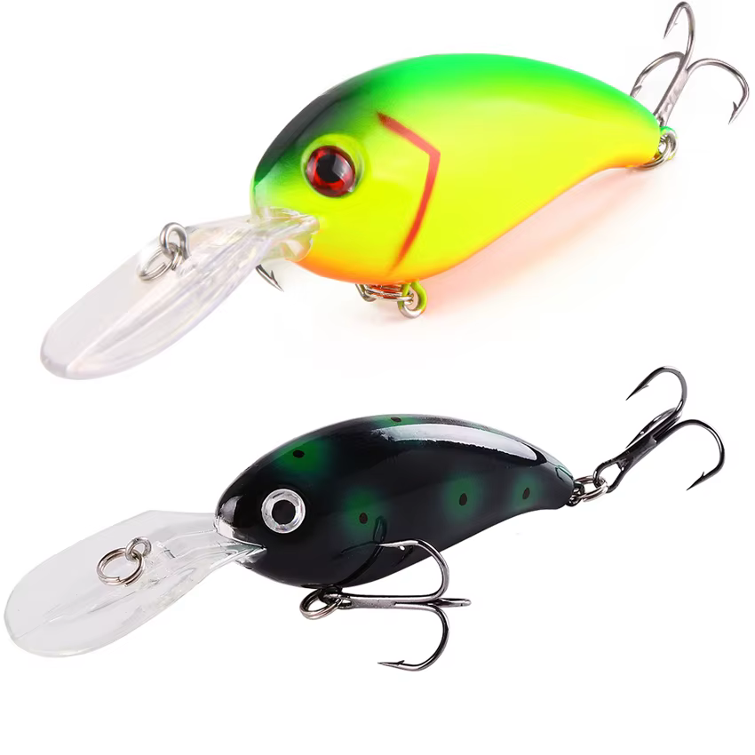 Crankbait Wobbler señuelo con manivela anzuelos triples – pesca carpa - imagen 3