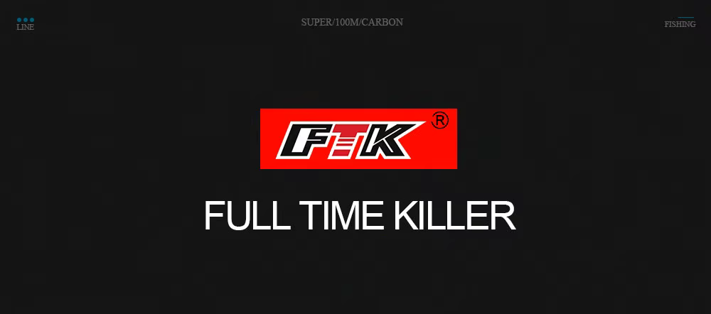 FTK fluorocarbon line close-up