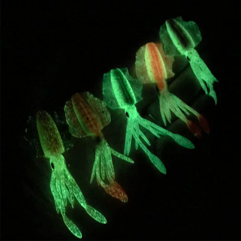 Señuelo blando luminoso S031 – Silicona para lubina - imagen 5