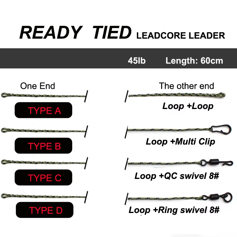 Líder Leadcore Chod 45 lb para carpa - imagen 3