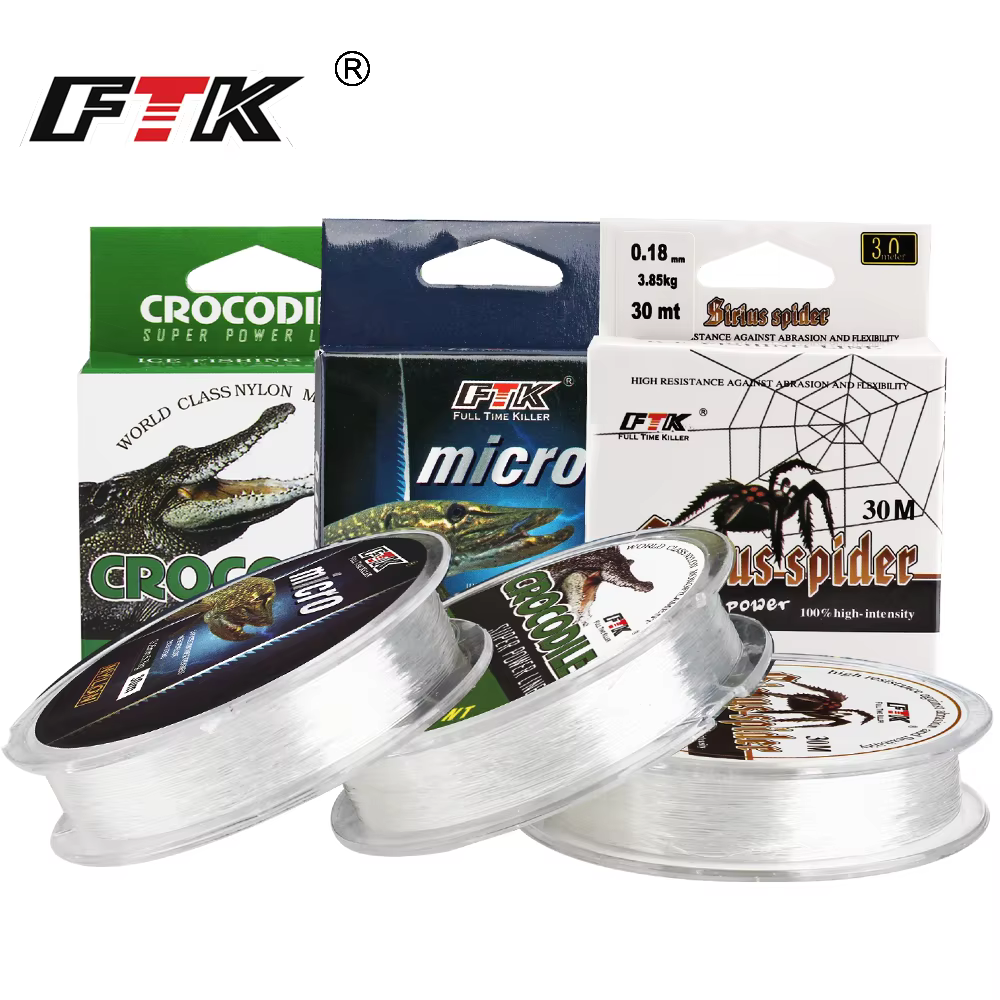 FTK Sedal Trenzado Nylon Pesca Hielo – Extra Fuerte para Cebos Vivos
